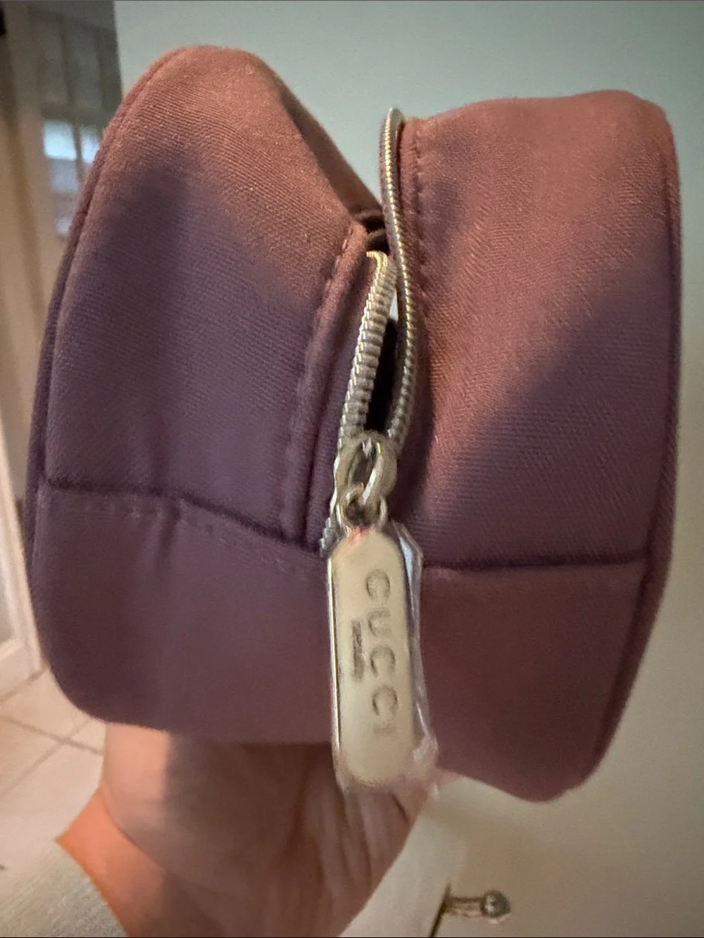 Gucci Plum Oval Beauty Pouch